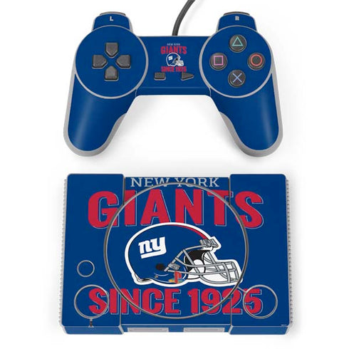 NFL New York Giants Helmet PlayStation Classic Bundle Skin